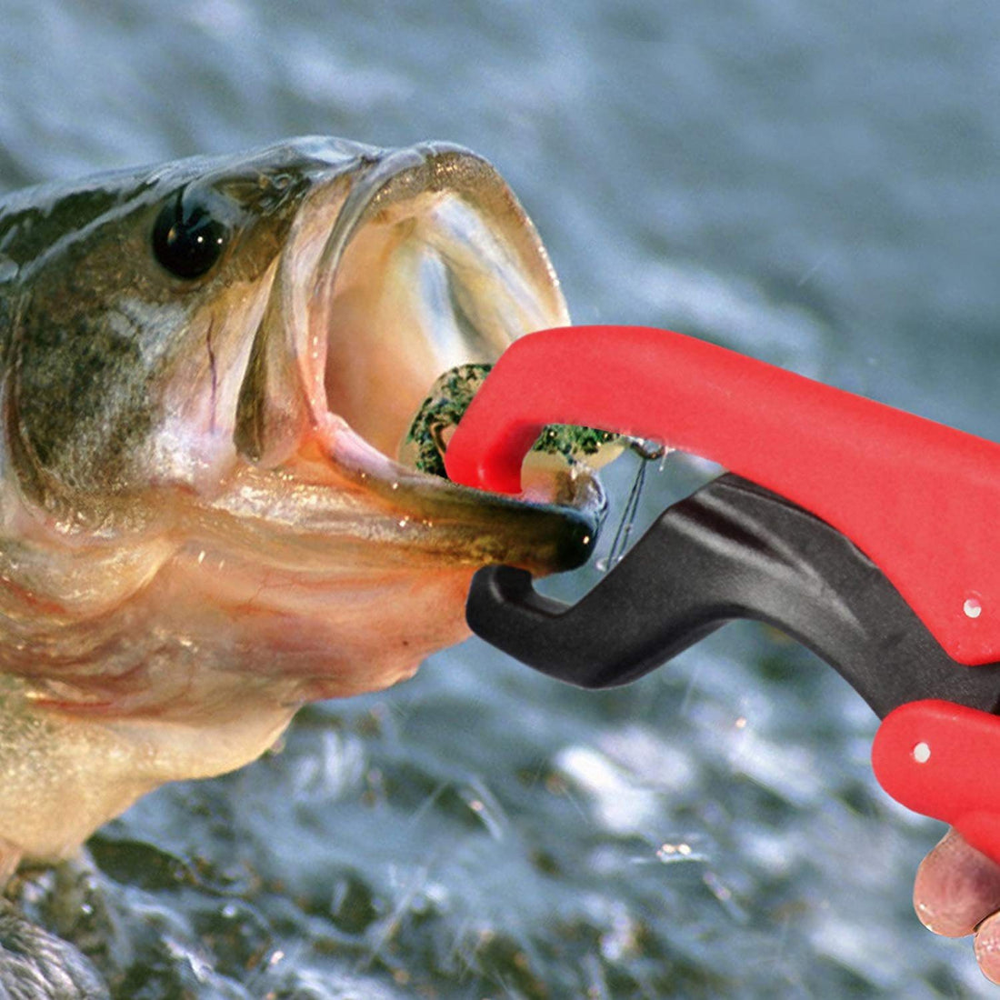 Floating Fish Gripper Lip Grip Fishing Pliers Grabber Clamp Griper