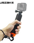 Floating Hand Grip For Gopro Hero 5 6 Float Bobber For Eken Sjcam Selfie Stick-Action Cameras-DUSZAKE Official Store-Bundle 2 Orange-Bargain Bait Box