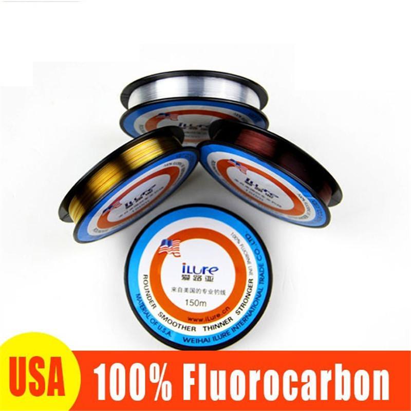 Fluorocarbon Clear Fishing Line Fishing Tackle 150M Ice Fishing Line Sea Fish-Sequoia Outdoor (China) Co., Ltd-Clear-0.4-Bargain Bait Box