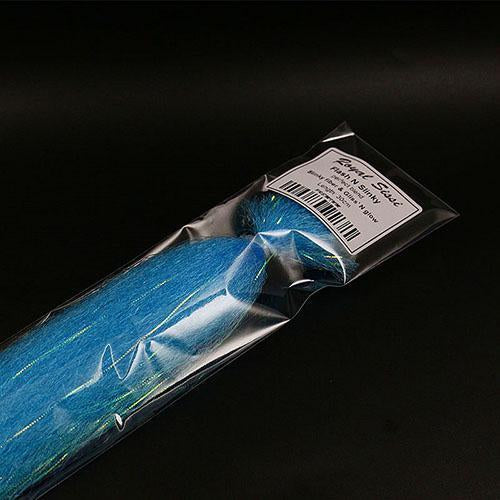 Fly Fishing Tying Synthetic Material Flash N Slinky Fiber Long Shimmer Hair-Royal Sissi Franchised Store-Sky Blue-Bargain Bait Box