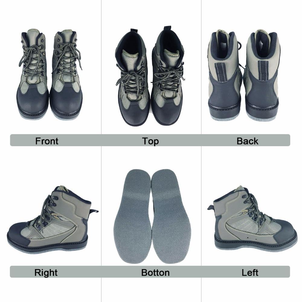 Fly Fishing Wading Shoes Aqua Sneakers Rock Sports Felt Sole Boots No Slip-Fishing Waders-JEERKOOL Official Store-41-China-Bargain Bait Box