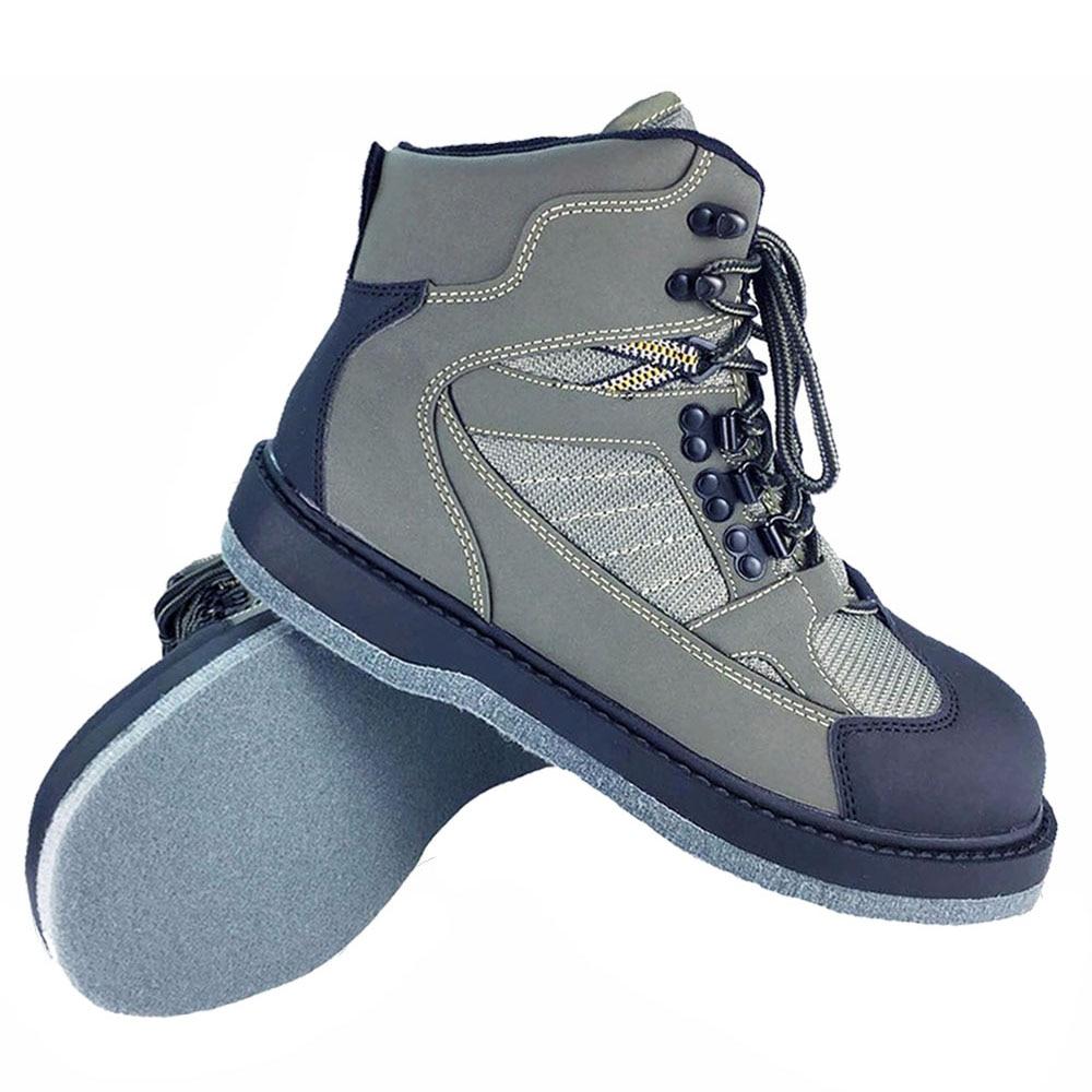 Fly Fishing Wading Shoes Aqua Sneakers Rock Sports Felt Sole Boots No Slip-Fishing Waders-JEERKOOL Official Store-41-China-Bargain Bait Box
