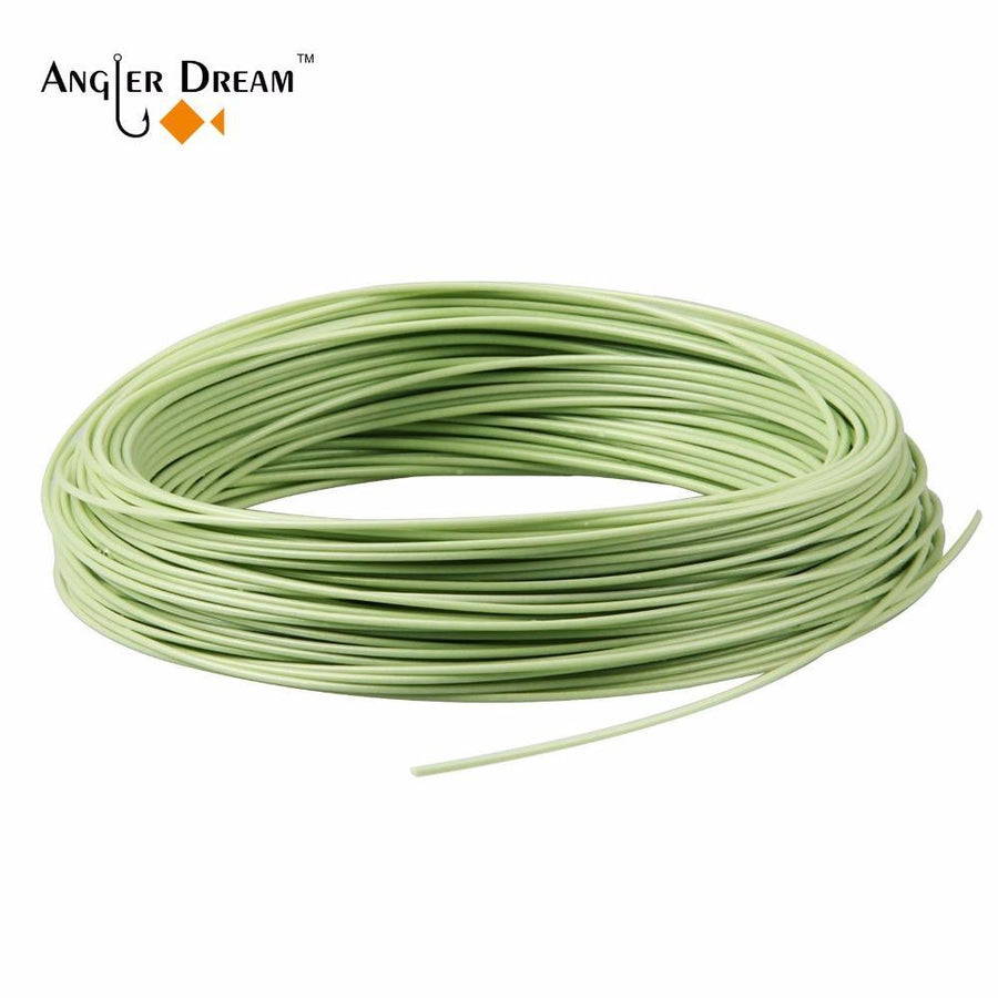 Fly Line Wf1 2 3 4 5 6 7 8 9 10 Wt 100Ft Moss Green Color Weight Forward-AnglerDream Store-WF1F-Bargain Bait Box
