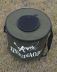 Foldable Fabric Portable Canvas Circular Fish Bucket Tackle Box Water Pail For-Saiyang Electronic ommerce-Bargain Bait Box