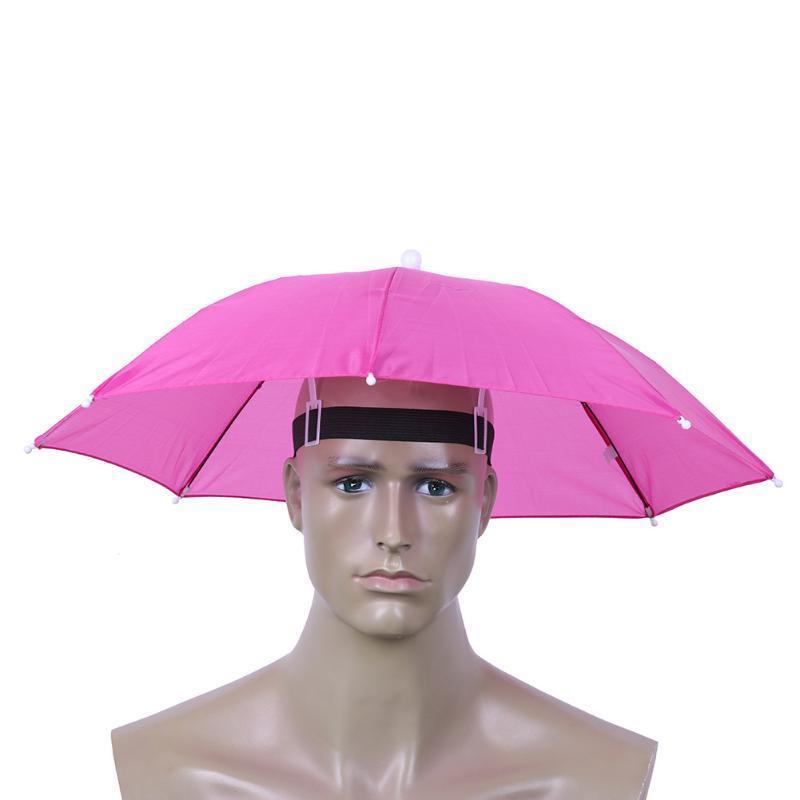 Foldable Fishing Hat Headwear Umbrella For Fishing Hiking Camping Head Hats-simitter01-1-Bargain Bait Box