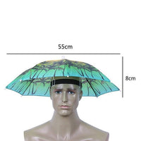 Foldable Fishing Hat Headwear Umbrella For Fishing Hiking Camping Head Hats-simitter01-110-Bargain Bait Box