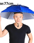 Foldable Fishing Hat Headwear Umbrella For Fishing Hiking Camping Head Hats-simitter01-3-Bargain Bait Box