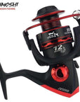 Foldable Spinning Fishing Reels Metal Spool Flying Fishing Wheel Vessel-Spinning Reels-HUDA Sky Outdoor Equipment Store-Red-1000 Series-Bargain Bait Box