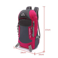 Foldable Sport Bag Super Pack Travel Backpack Outdoor Trekking Climbing Mountain-LLD Outdoor Store-Black-Bargain Bait Box