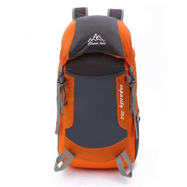 Foldable Sport Bag Super Pack Travel Backpack Outdoor Trekking Climbing Mountain-LLD Outdoor Store-Orange-Bargain Bait Box