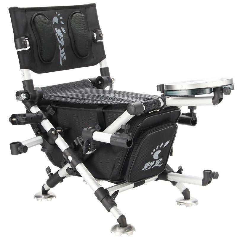 Folding Fishing Chair Portable Fishing Stool With Retractable Feet