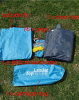 Folding Mosquito Net Tent Camping Outdoor Double Layer Ultralight Tarp Single-Toplander Outdoor Store-Orange-Bargain Bait Box