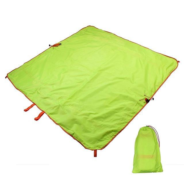 Folding Multifunctional Dual Layer Family Beach Picnic Blanket Mat Mattress-Camping Mat-YOUGLE store-Green-Bargain Bait Box