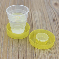 Folding Plastic Cups Portable Collapsible Telescopic Cups Camping Hiking-BestSellingMall Store-Bargain Bait Box