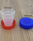 Folding Plastic Cups Portable Collapsible Telescopic Cups Camping Hiking-BestSellingMall Store-Bargain Bait Box