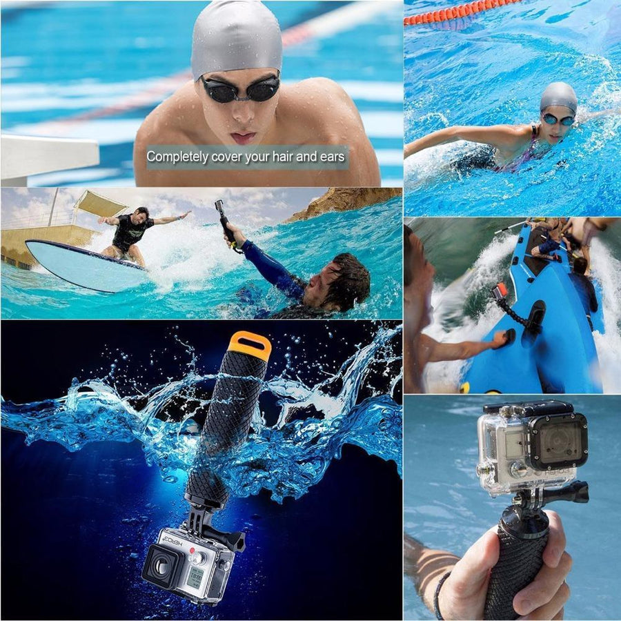 For Go Pro Floating Bobber Hand Grip For Gopro Hero 5 4 Xiaomi Yi Float Pole-Action Cameras-Techlife Store-Yellow 1-Bargain Bait Box