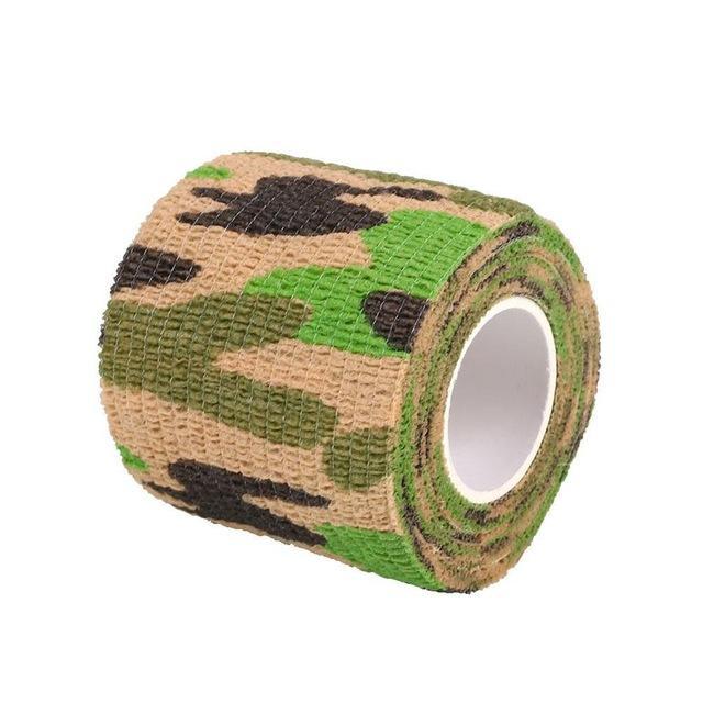 Forfar 5Cmx2M Sports Hunting Rifle Shooting Camping Camouflage Stealth Tape Camo-Inner beauty always-wet land camouflage-Bargain Bait Box
