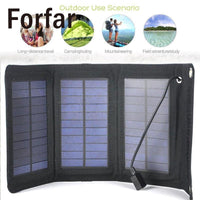 Forfar 5W Foldable Solar Panel Battery Charger Usb Power Bank For Cellphone-Inner beauty always-Bargain Bait Box