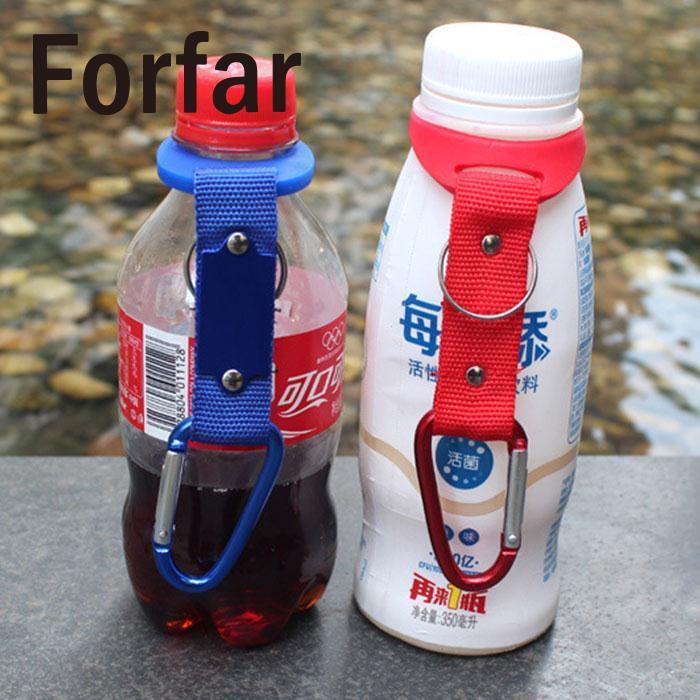 Forfar Camping Carabiner Water Bottle Waist Hook Buckle Holder Clip Climbing-Inner beauty always-Bargain Bait Box