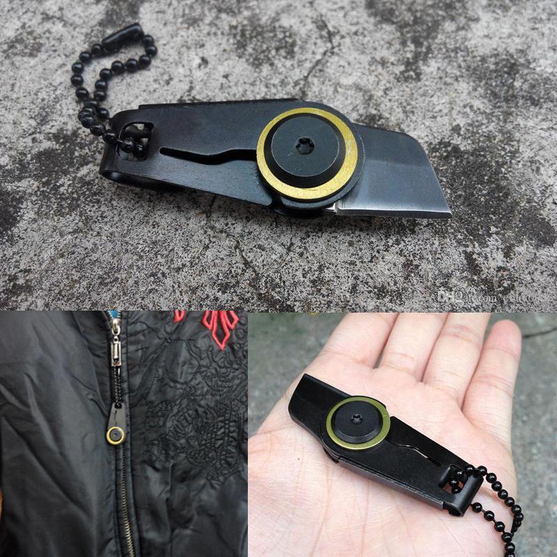 Forfar Carabiner Pocket Knife Keychain Tool Hikemulti Fold Bushcraft Blade-Teamtop Trading Store-Bargain Bait Box