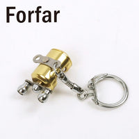 Forfar Fly Reel Key Chain Trolling Fishing Metal Keychain Key Ring Outdoor-Sports Life Kingdom-Bargain Bait Box
