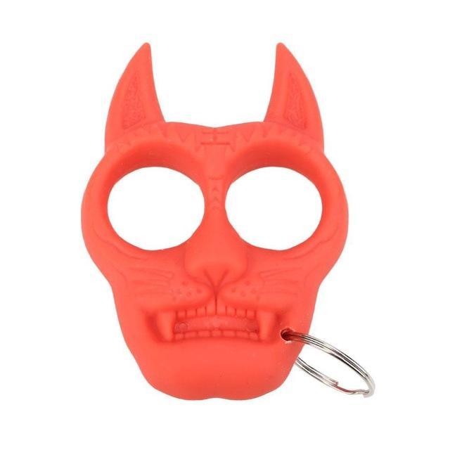 Forfar Outdoor Tool Tactical Guard Tigger Head Pvc Key Chain Tools Universal-OUYIJIA Internet Store-red-Bargain Bait Box