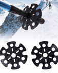 Forfar Snowflake Trek Pole Basket Rubber Tip Carbon Fiber Hike Telescope-Teamtop Trading Store-Bargain Bait Box