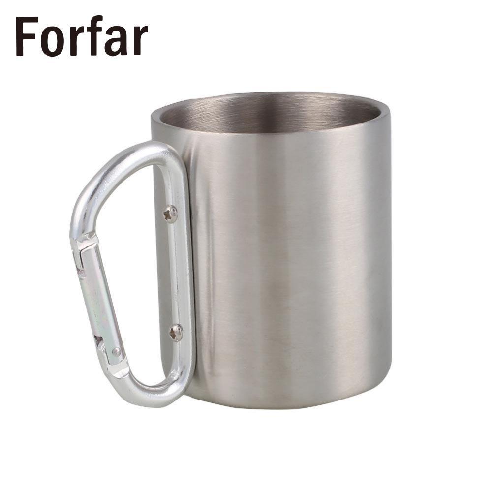 Forfar Stainless Steel Outdoor Travel Mug 220Ml Portable Camping Picnic Water-Inner beauty always-Bargain Bait Box
