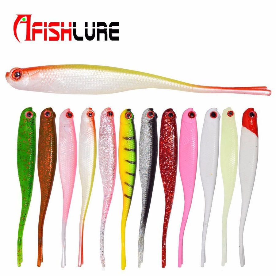 Forked Tail Fishing Lure 115Mm 7G Plastic Soft Lure Swimbait Artificial Bait-A Fish Lure Wholesaler-Color1-Bargain Bait Box