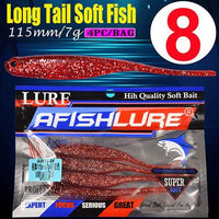 Forked Tail Fishing Lure 115Mm 7G Plastic Soft Lure Swimbait Artificial Bait-A Fish Lure Wholesaler-Color8-Bargain Bait Box