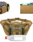Free Knight 3-5L Waterproof Tactical Waist Bag Molle Bag Unisex Fanny Pack-Free Knight Official Store-Khaki-Bargain Bait Box