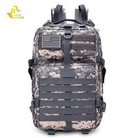Free Knight 45L Military Tactical Backpack Assault Pack Army Bag Molle-Free Knight Official Store-Acu Camouflage Bag-Bargain Bait Box