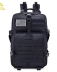 Free Knight 45L Military Tactical Backpack Assault Pack Army Bag Molle-Free Knight Official Store-Black Bag-Bargain Bait Box