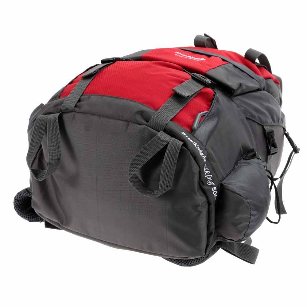 Free Knight Hiking Backpack 50L Waterproof Sports Bag Big Capacity Outdoor-Style Me Fitness Sport-Red-Bargain Bait Box