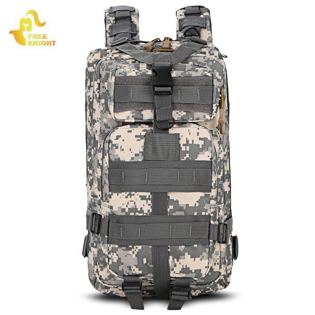 Free Knight Military Tactical Backpack 3 Day Assault Pack Army Molle Bug Out Bag-Free Knight Official Store-Acu camouflage-Bargain Bait Box