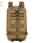 Free Knight Military Tactical Backpack 3 Day Assault Pack Army Molle Bug Out Bag-Free Knight Official Store-Khaki-Bargain Bait Box