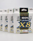 Free Shiping Japan Made Ygk G-Soul Super Jigman X8 Colorful 8 Strands 200/300M-SEEKBASS FISHING Store-200m-0.6-Bargain Bait Box