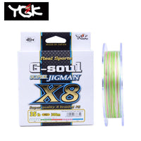 Free Shiping Japan Made Ygk G-Soul Super Jigman X8 Colorful 8 Strands 200/300M-SEEKBASS FISHING Store-200m-0.6-Bargain Bait Box