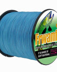 Frwanf 300M 9 Strands Pe Braided Fishing Line Super Strong Strength Rope 9-Frwanf Official Store-Blue-0.8-Bargain Bait Box