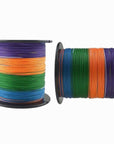 Frwanf 300M 9 Strands Pe Braided Fishing Line Super Strong Strength Rope 9-Frwanf Official Store-Multicolor-0.8-Bargain Bait Box
