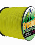 Frwanf 300M 9 Strands Pe Braided Fishing Line Super Strong Strength Rope 9-Frwanf Official Store-Yellow-0.8-Bargain Bait Box