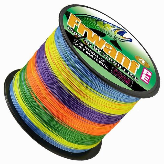 Frwanf 4 Braid Braided Fishing Line 500M Super Strong Multifilament Fishing-Frwanf Official Store-Multicolor-0.4-Bargain Bait Box