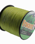 Frwanf 8 Strand Japan Super Strong Pe Braided Fishing Line Multifilament Fishing-Frwanf Official Store-Army Green-0.4-Bargain Bait Box