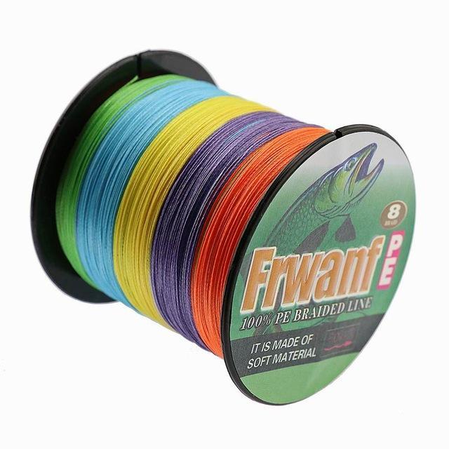 Frwanf 8 Strand Japan Super Strong Pe Braided Fishing Line Multifilament Fishing-Frwanf Official Store-Multicolor-0.4-Bargain Bait Box