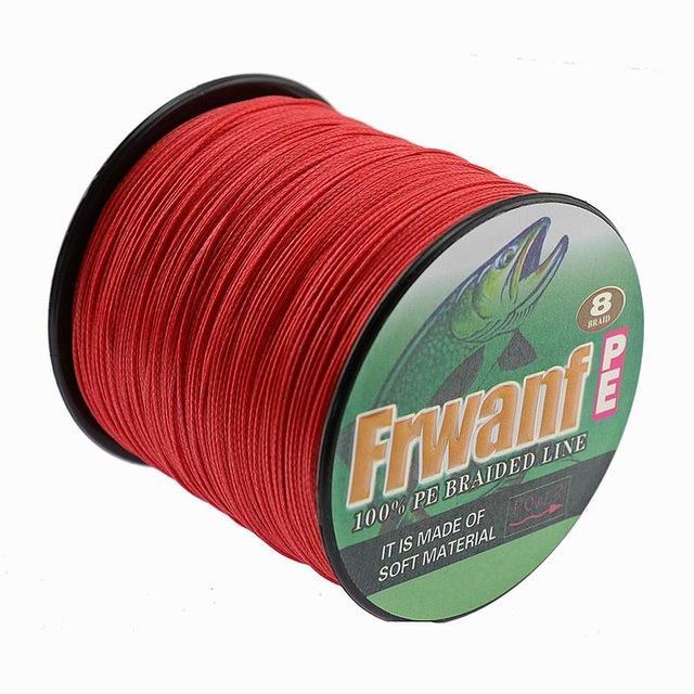 Frwanf 8 Strand Japan Super Strong Pe Braided Fishing Line Multifilament Fishing-Frwanf Official Store-Red-0.4-Bargain Bait Box