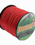 Frwanf 8 Strand Japan Super Strong Pe Braided Fishing Line Multifilament Fishing-Frwanf Official Store-Red-0.4-Bargain Bait Box