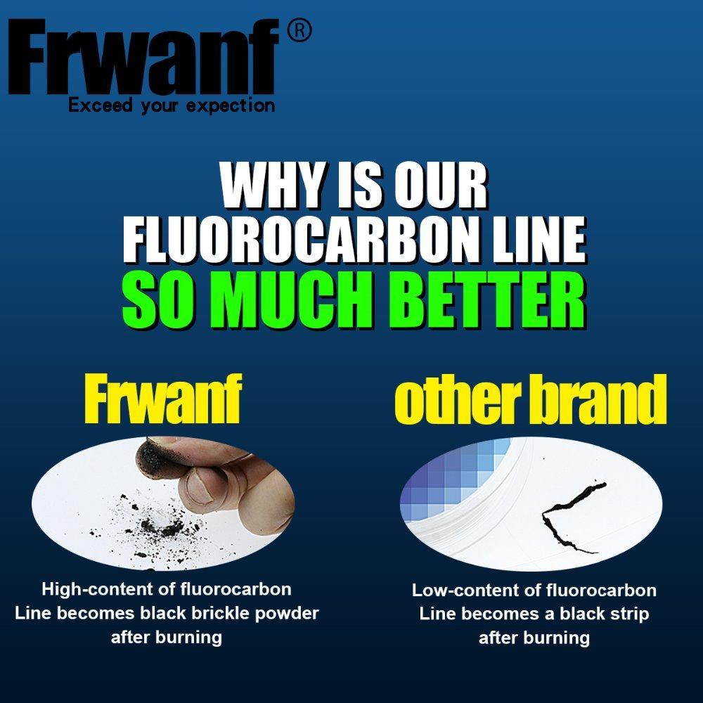 Frwanf Japan Monofilament Fishing Line Fluorocarbon Fiber 100M Fluorocarbon-Frwanf Official Store-0.6-Bargain Bait Box