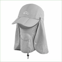 Fsc01 Fishing Bucket Hat Removable Foldable Portable Waterproof Hat Mask Face-Hats-Bargain Bait Box-black-L-Bargain Bait Box