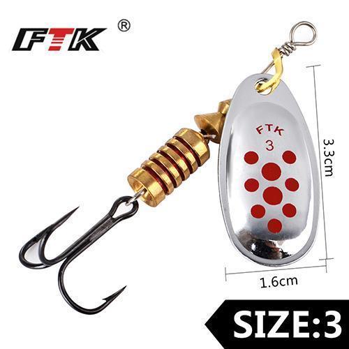 Ftk 1#-5# Similar As Mepps Spinner Bait Lures Fishing Spoon Hard Bait With-FTK Official Store-FTK4-8-Bargain Bait Box