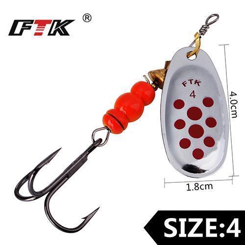 Ftk 1#-5# Similar As Mepps Spinner Bait Lures Fishing Spoon Hard Bait With-FTK Official Store-FTK4-9-Bargain Bait Box
